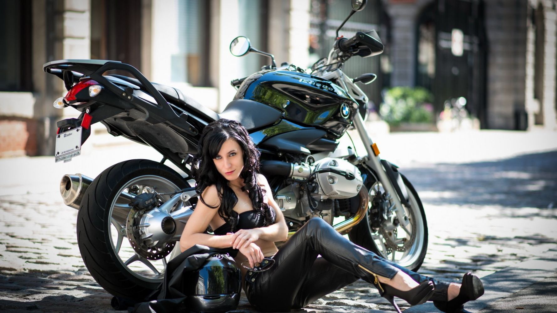 European women on bikes in Ernakulam